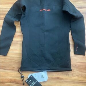 New Dakine Men's 1mm Neo Jacket Stitchfree Long Sleeve Rashguard Small Black